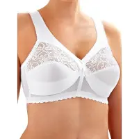 Glamorise Magic lift BH in spezieller Schnittführung für Plus Sizes Glamorise Weiß