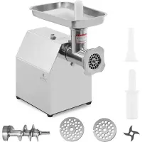 Royal Catering Edelstahl Fleischwolf - Reverse-Funktion - 140 kg/h