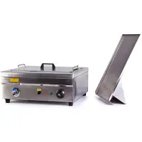 Royal Catering Elektro-Fritteuse - 13 Liter - 3.200 W - Ablasshahn - Kaltzone