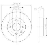 Hella Bremsscheibe 8DD 355 102-211