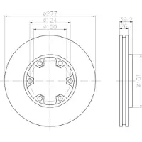 Hella Bremsscheibe 8DD 355 102-921