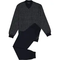 Schiesser Schlafanzug "Dark Sapphire" 2 tlg. mit klassischem Karo-Muster