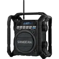 Sangean U-4 DBT+, Persönlich, Digital, DAB, DAB+, FM, 7 W, LCD, Schwarz