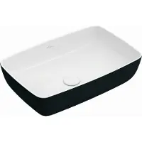 Villeroy & Boch V&B Aufsatzwaschtisch ARTIS 580x380mm o ÜL coal black