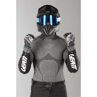 Leatt 3DF 5.0 Weiß Motocross Ellbogenprotektoren Größe L