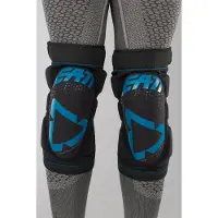 Leatt 3DF 5.0 Zip Blau Motocross Knieprotektoren Größe S-M