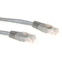 Eminent Grey 10 meter U/UTP CAT5E CCA patch cable with RJ45 connectors. Cat5e u/utp cca grey 10.00m