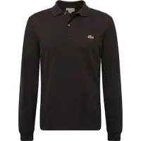 Lacoste Poloshirt Longsleeve Classic Fit Schwarz Herren-2