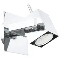 Eglo MANAO 1, Strahler Oberflächenbeleuchtung, GU10, 1 Glühbirne(n), LED, 3000 K, Silber