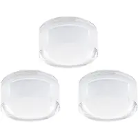 Eglo 3er Set LED Einbauleuchten, klar, 7 cm, TINUS