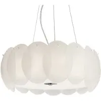 Ideal Lux OVALINO SP8, 8 Glühbirne(n), E27, IP20, Weiß