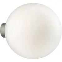 Ideal Lux Wandlampe Mapa, dimmbar, weiß / opal, für Wohn- / Esszimmer, Glas, Wandleuchte, Wandlampe Innen