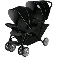 Graco Stadium Duo, Betthimmel, Tandem-Kinderwagen, Unisex, Faltbar, Schwarz