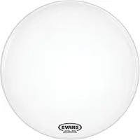 Evans EQ3 Resonant Glattes weißes Resonanz-Bass Drumfell ohne Port 24 Zoll