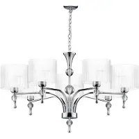 Azzardo Leuchte Impress 7 in Weiß, mit 7 Lampen und E27 Fassung, Ø 80 x 86 cm