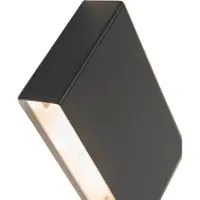 QAZQA Otan, Oberfläche, Rechteck, 2 Glühbirne(n), G9, IP20, Schwarz