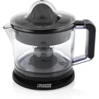 Princess 201004 Zitruspresse Classic, Schwarz, Transparent, 1 l, 1 m, Kunststoff, 25 W, 220 - 240 V