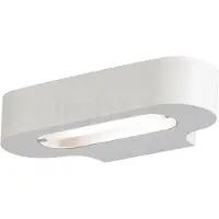 Artemide Design Wandlampe Talo, dimmbar, weiß / opal, für Flurbereich, Aluminium, Design, Wandleuchte, Wandlampe Innen