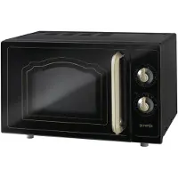 Gorenje MO 4250 CLI Standmikrowelle, 700 Watt, 20 l Volumen, 45,5 cm Breite, Auftauautomatik, Grillfunktion, schwarz