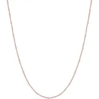 Elli Halskette Basic Panzerkette Kugeln Trend Fein 925 Silber Elli Rosegold