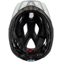 ABUS Stadthelm Aduro 2.0 - Allround-Fahrradhelm mit Licht - in sportivem Design für den Stadtverkehr - für Damen und Herren - Grau/Weiß, Größe L (58-62 cm)