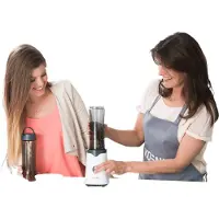 KOENIC KBL 350, Tischplatten-Mixer, 0,6 l, 350 W, Grau, Weiß