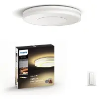 Philips Hue White ambience Being Deckenleuchte, Intelligente Deckenbeleuchtung, Bluetooth/Zigbee, Weiß, LED, Metall, Nicht austauschbare(s) Leuchtmittel