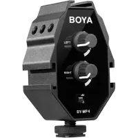 Boya Audio Adapter BY-MP4 für Smartphone, DSLR Kameras, Camcorder