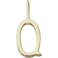 Design Letters Anhänger Buchstabe 10 mm Q Gold