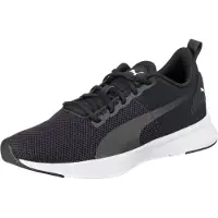 Puma Flyer Runner Unisex Turnschuh , Black Black White, 40.5 EU