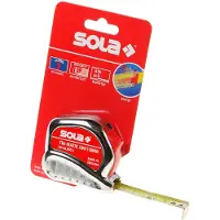 Sola Taschenrollbandmaß TRI-MATIC L.5m B.19mm gelb