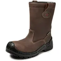 Gevavi Sicherheitsstiefel Rome S3 Braun-Schuhgröße 41