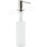 Hansgrohe HG Spülmittelspender Axor Uno edelstahl-optik
