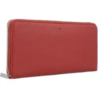 Esquire Geldbörse Deer Zip Around Wallet Red weinrot