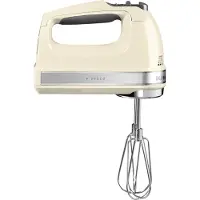 KitchenAid 5KHM9212EAC Handrührer, 9 Geschwindigkeitsstufen Creme Factory Serviced