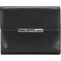 Esquire Leder Geldbörse Helena RFID Wallet Black schwarz