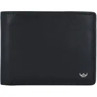 Golden Head Leder Geldbörse Polo RFID Protect Billfold Coin Wallet Black schwarz