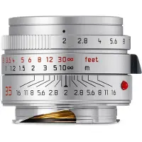 Leica 11882 Summicron-M 35mm F/2 ASPH. silber Gebrauchtware | Normale Gebrauchsspuren | 12 Monate Garantie