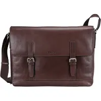 Esquire Vienna Bags Messenger mit Laptopfach 40 cm Farbe: mocca (braun)