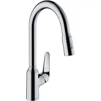 Hansgrohe Spültischmischer DN 15, mit sBox, Ausziehbrause chrom chrom 220 mit sBox, Ausziehbrause