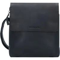 Harold's Leder Umhängetasche Campo Crossbag Black schwarz