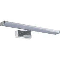 Prezent Wandleuchte TREMOLO LED/8W,4000 K,IP44, Chrom/weiss L: 400, B: 42, H: 121, Fassung LED
