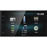 Kenwood DMX120BT, Schwarz, 2 DIN, 84 W, 50 W, 99 dB, NTSC, PAL