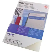 GBC Einbanddeckel PolyClear, PP, transparent matt, DIN A4, 100 Stück