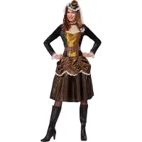 E-Carnavalskleding.nl Kostüm Steampunk Lady