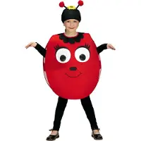 E-Carnavalskleding.nl MARIENKÄFER MIT RIESENAUGEN (Kostüm, Kopfbedeckung), 104-110 cm / 2-4 Years