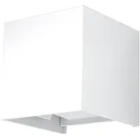 Sollux Wandleuchte LUCA weiß LED IP54 1xLED 7W Aluminium 10x10x10cm