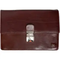 Golden Head Leder Henkeltasche Colorado Classic Mens Bag Retractable Handle Tabacco braun