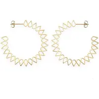 Rosefield Spike Hoop Gold Ohrringe