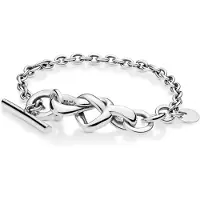 Pandora 598100 Damen-Armband Knotted Heart